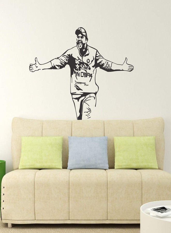 Wallzone ملصق حائط كبير من الفينيل من تصميم سوريش راينا من وولزون (70 سم × 110 سم) - Image 1